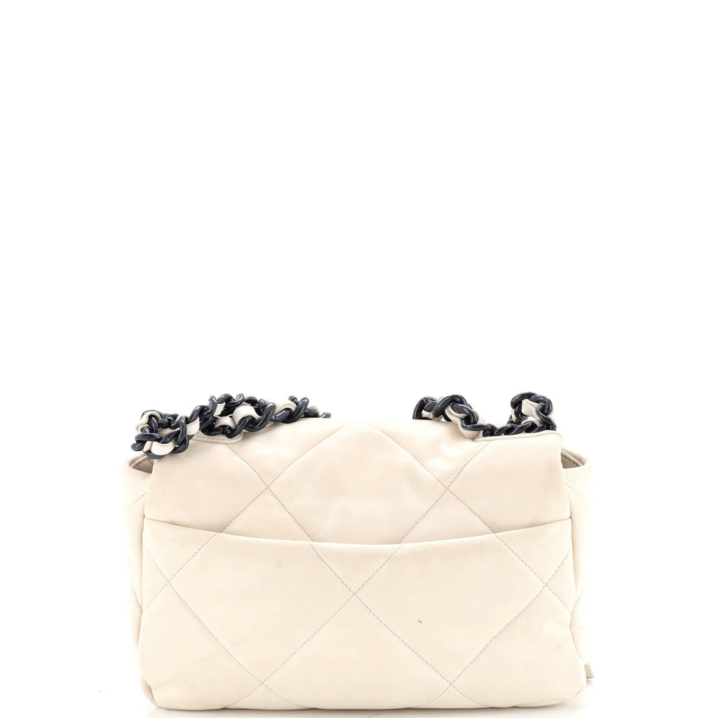 Chanel 19 Flap Bag Quilted Glossy Calfskin Medium