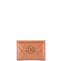 Chanel 19 Card Holder Quilted Leather