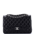Chanel Classic Double Flap Bag Quilted Lambskin Jumbo