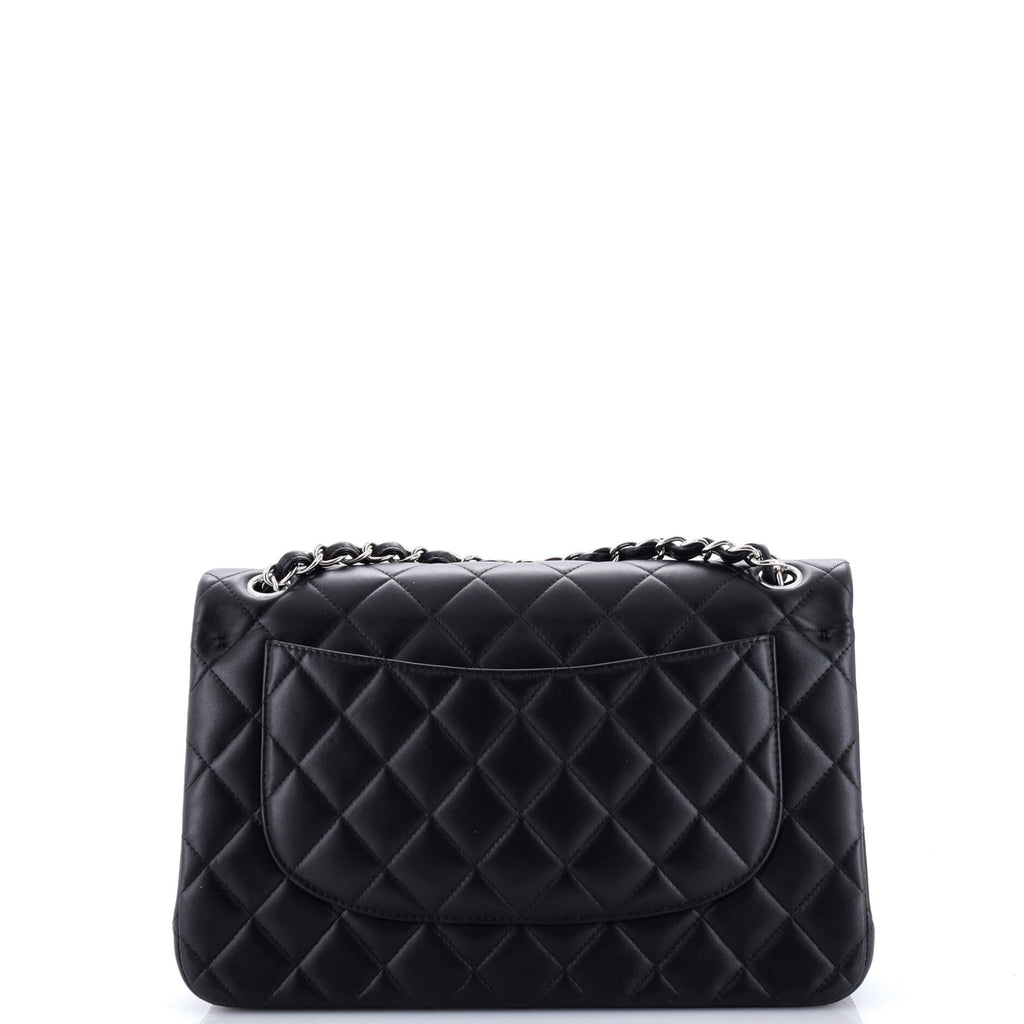 Chanel Classic Double Flap Bag Quilted Lambskin Jumbo