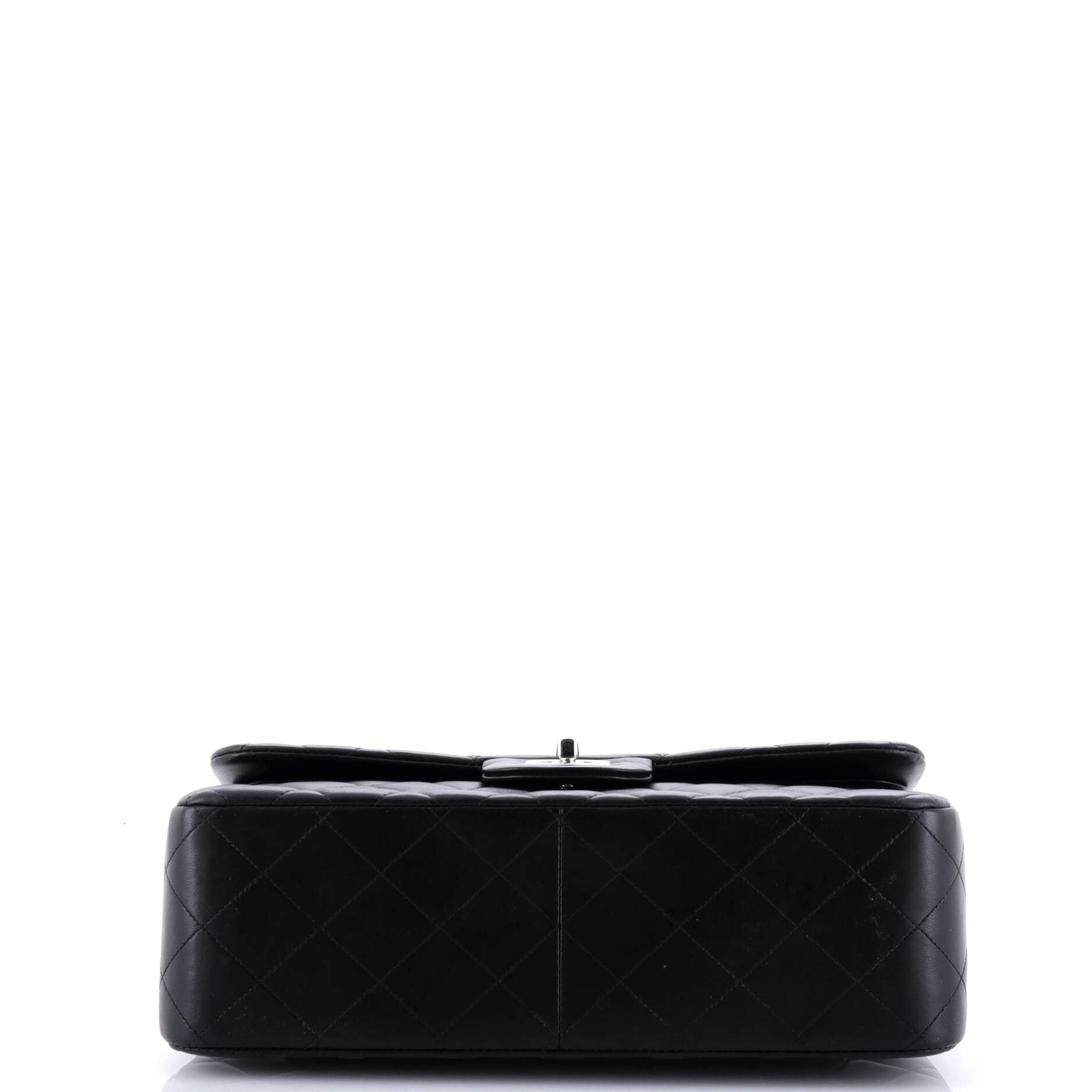 Chanel Classic Double Flap Bag Quilted Lambskin Jumbo