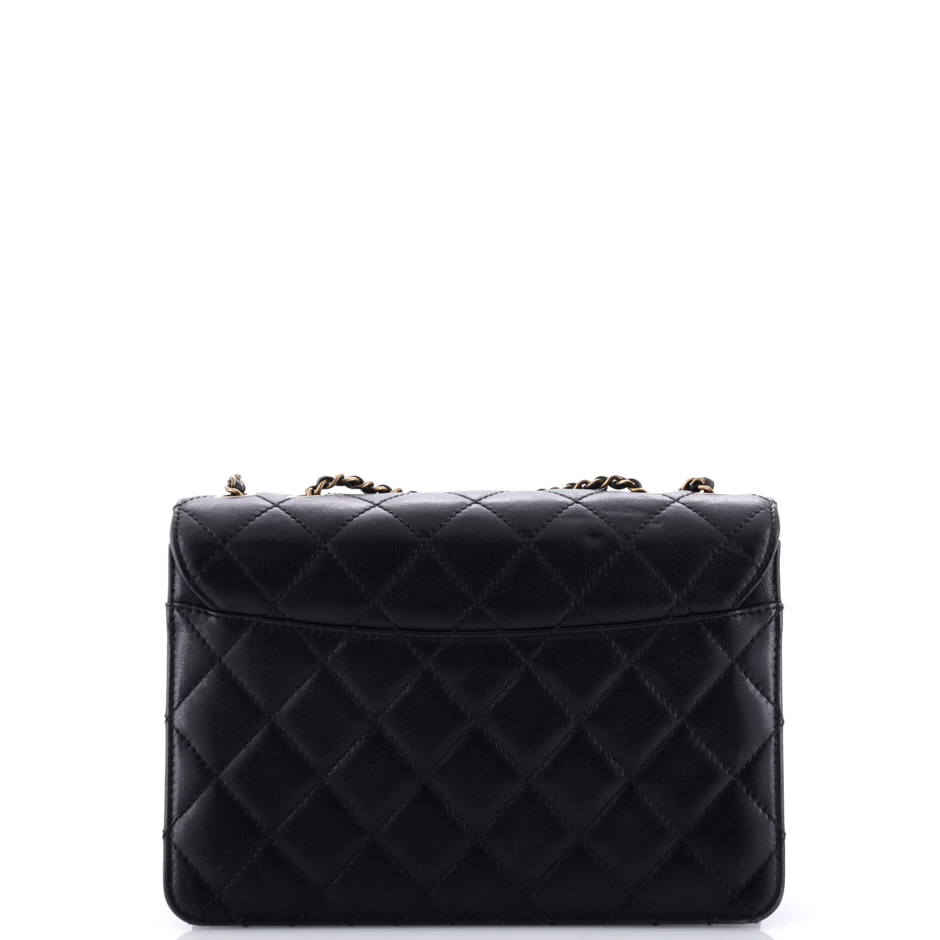 Chanel Beauty Lock Flap Bag Quilted Sheepskin Small
