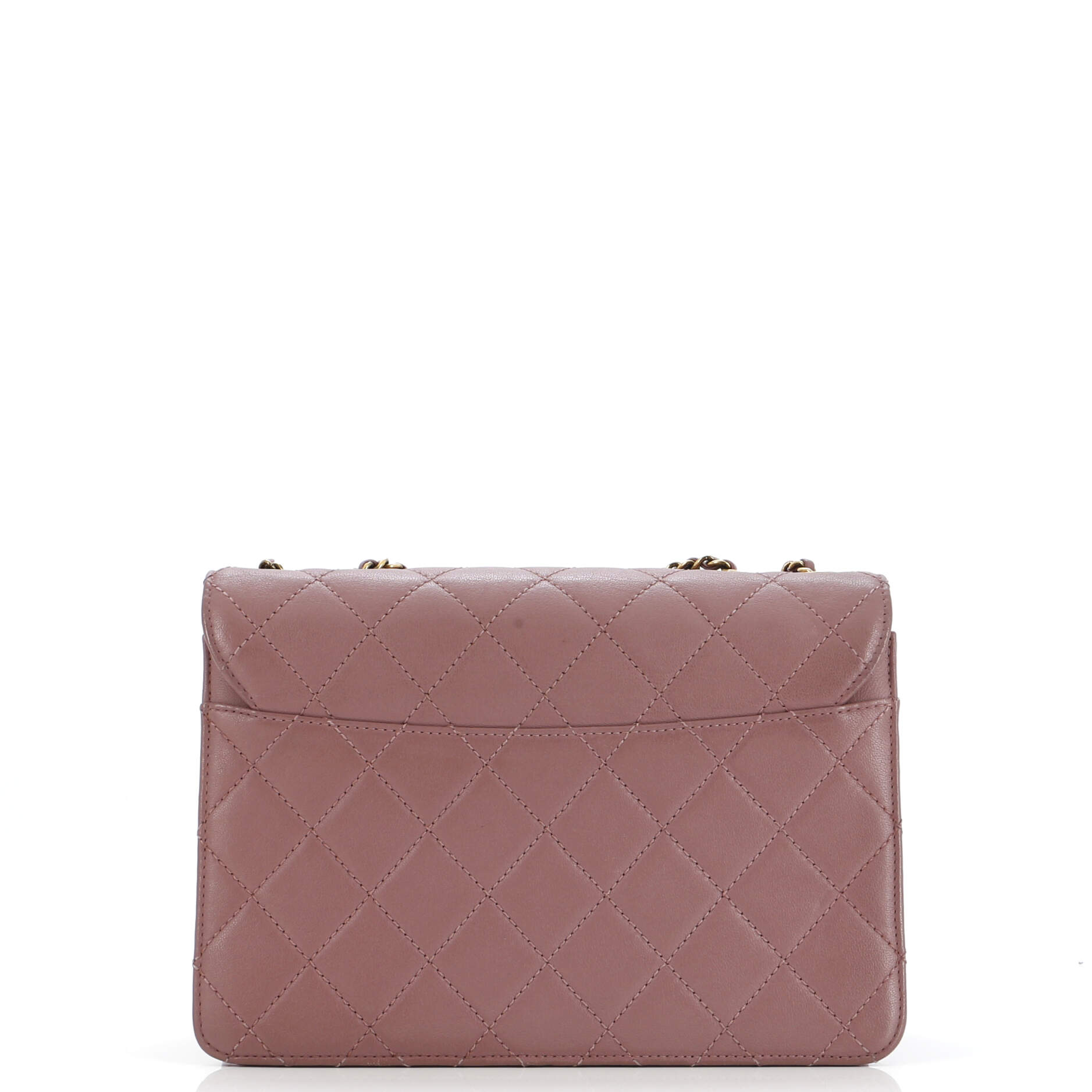 Chanel Beauty Lock Flap Bag Quilted Sheepskin Small