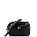 Chanel Chain Infinity Camera Bag Quilted Lambskin
