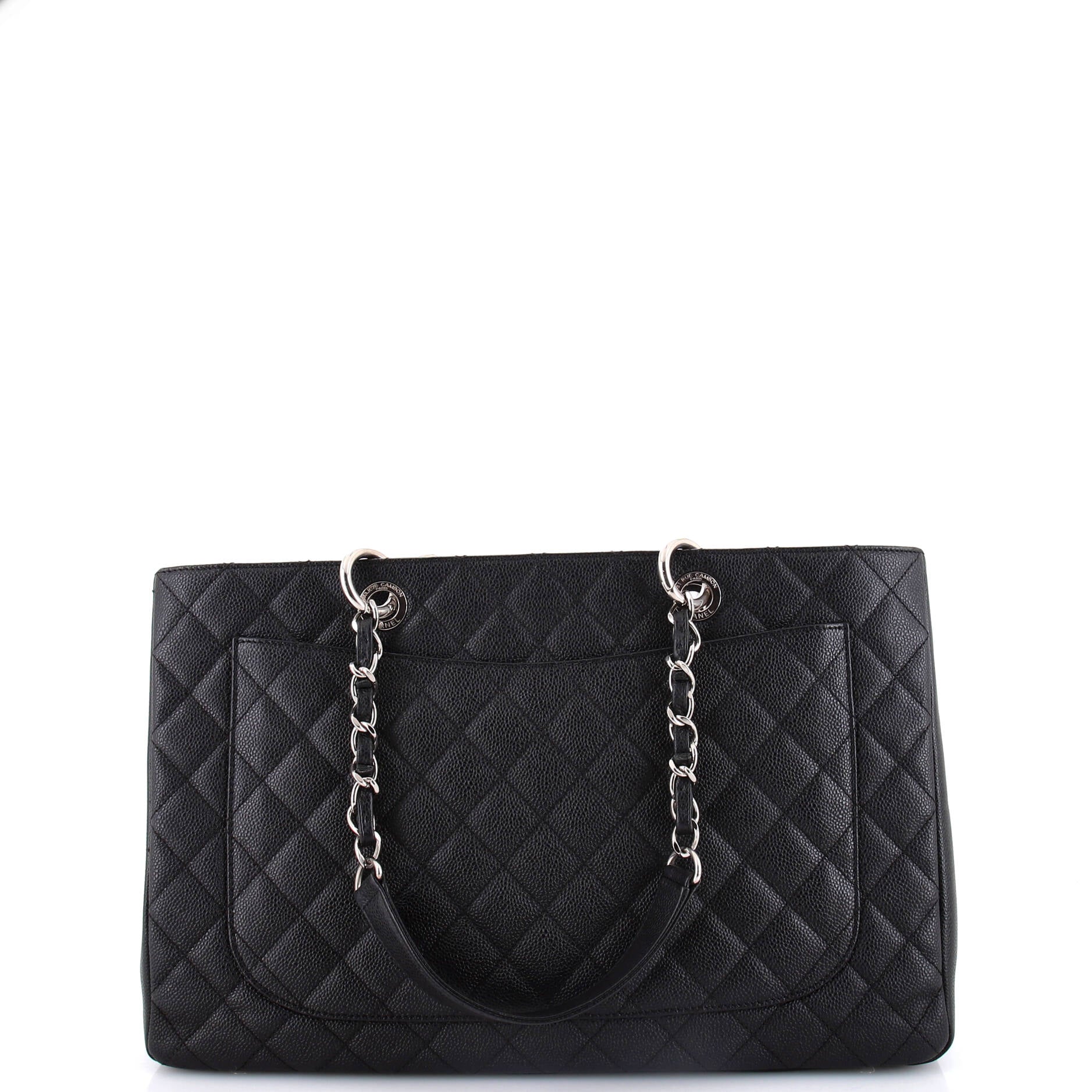 Chanel Grand Shopping Tote Quilted Caviar XL