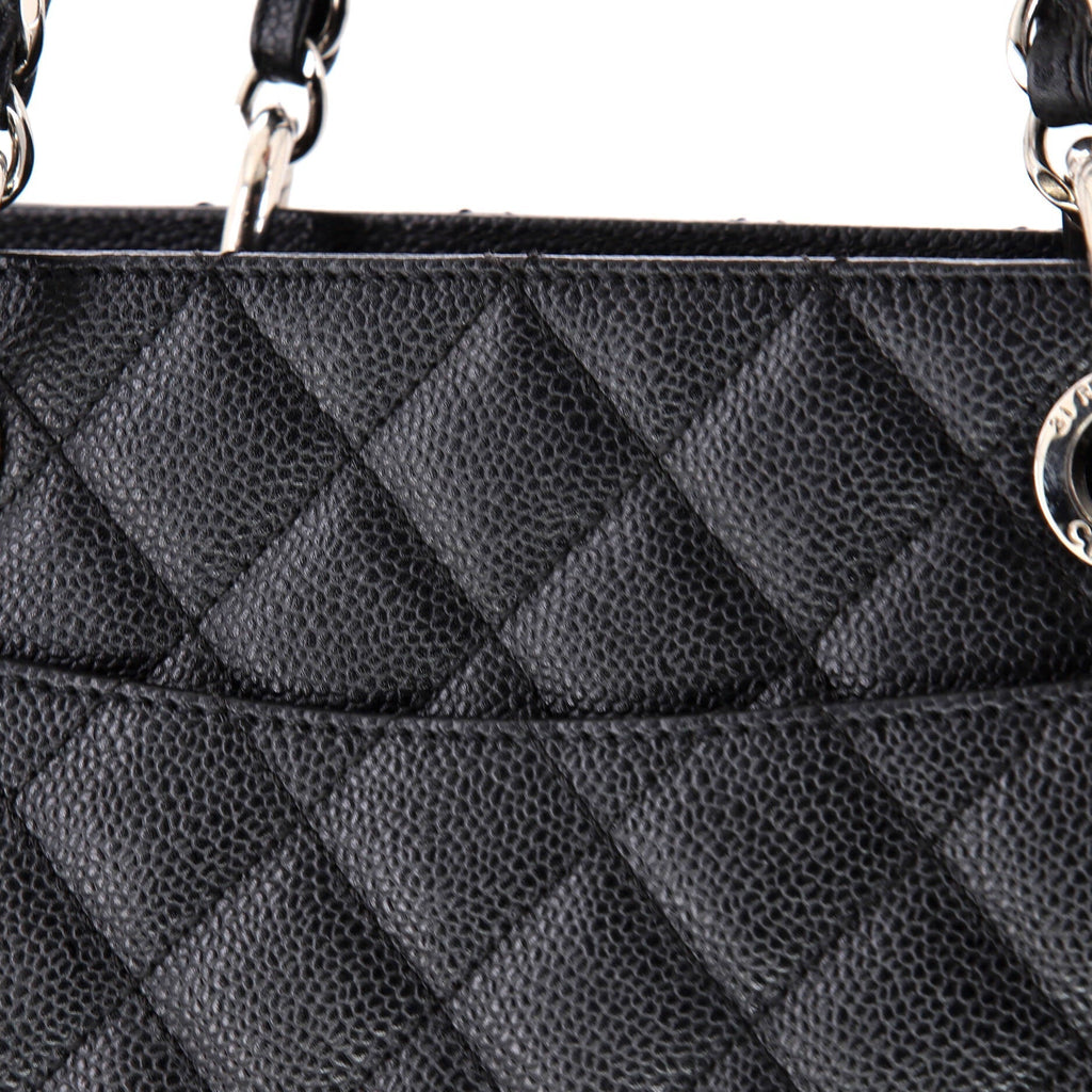 Chanel Grand Shopping Tote Quilted Caviar XL