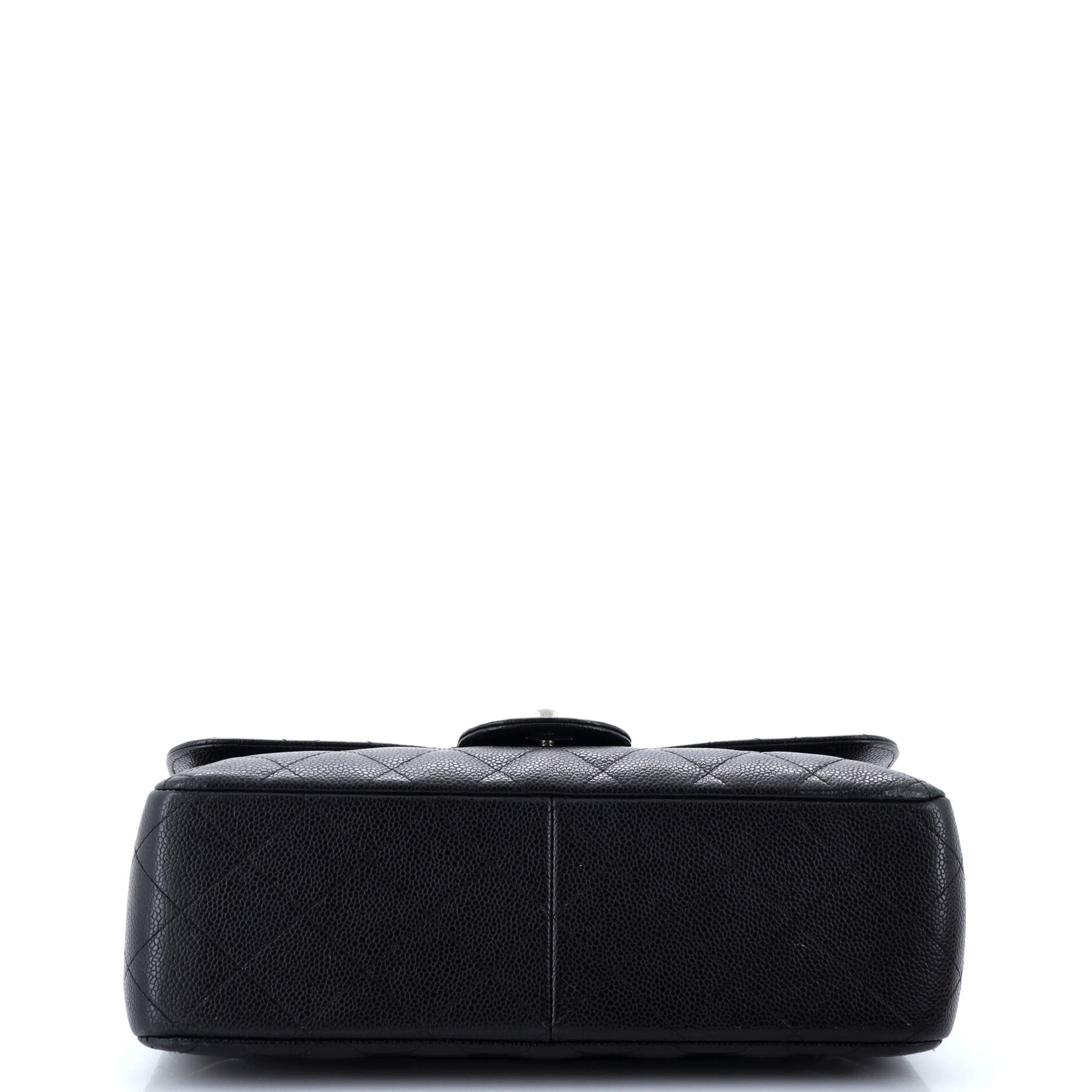 Chanel Classic Double Flap Bag Quilted Caviar Jumbo
