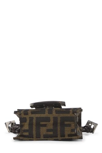 ,  Brown Zucca Canvas Dome Crossbody Mini, Brown