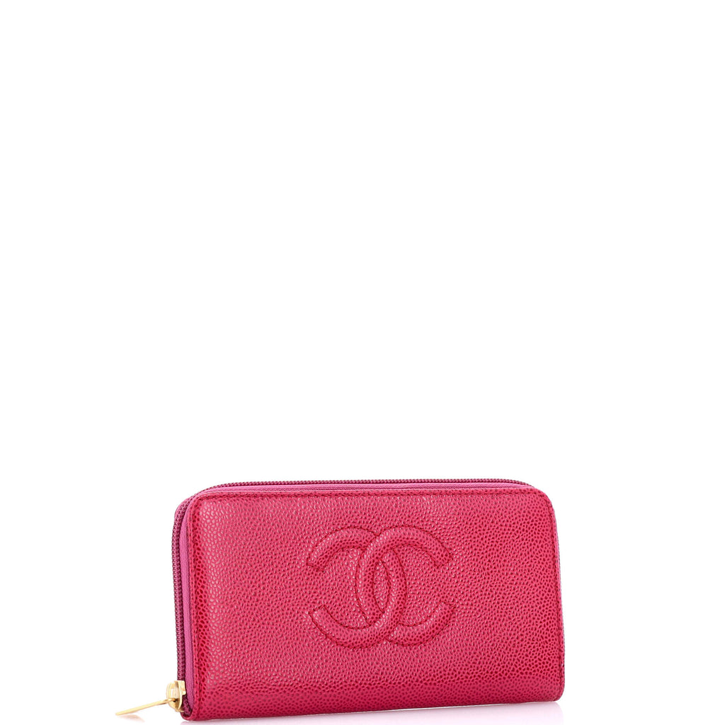 Chanel Timeless CC Zipped Wallet Caviar Long