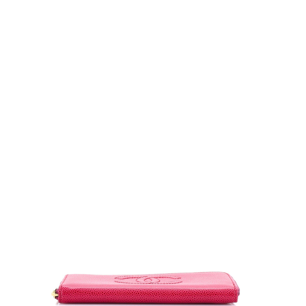 Chanel Timeless CC Zipped Wallet Caviar Long