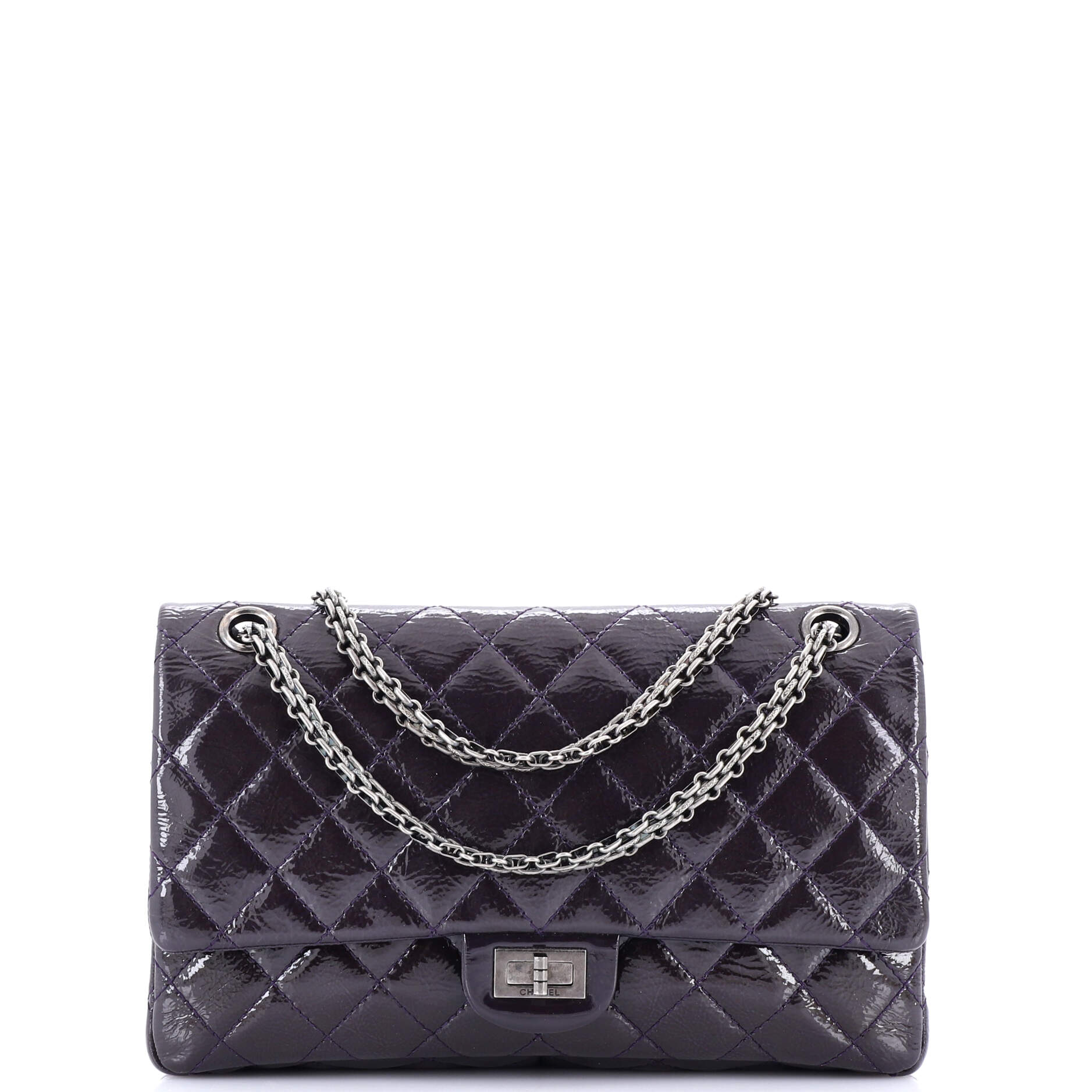 Chanel Reissue 2.55 Flap Bag Quilted Crinkled  225