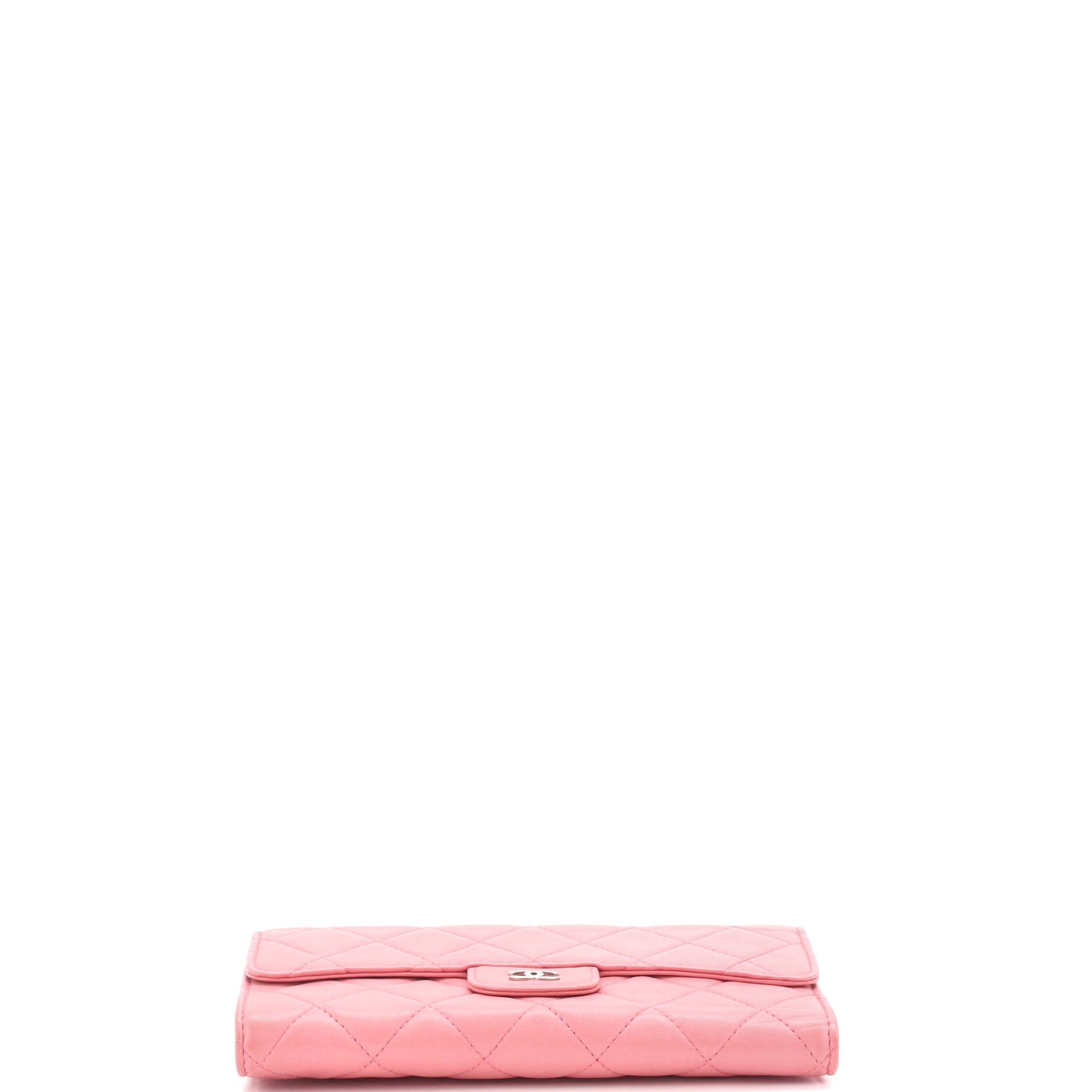 Chanel L-Flap Wallet Quilted Lambskin Long