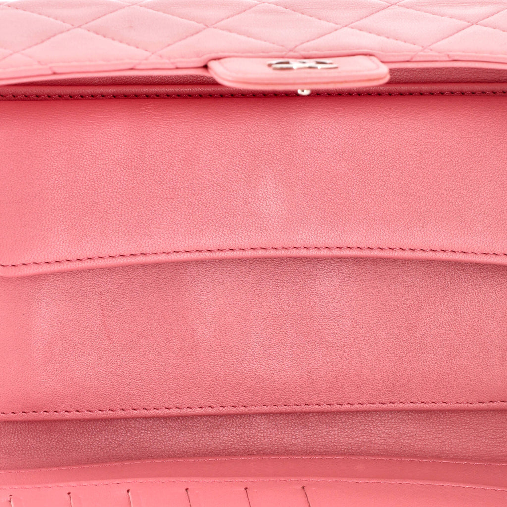 Chanel L-Flap Wallet Quilted Lambskin Long