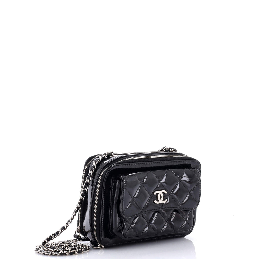 Chanel Pocket Box Camera Case Quilted  Mini