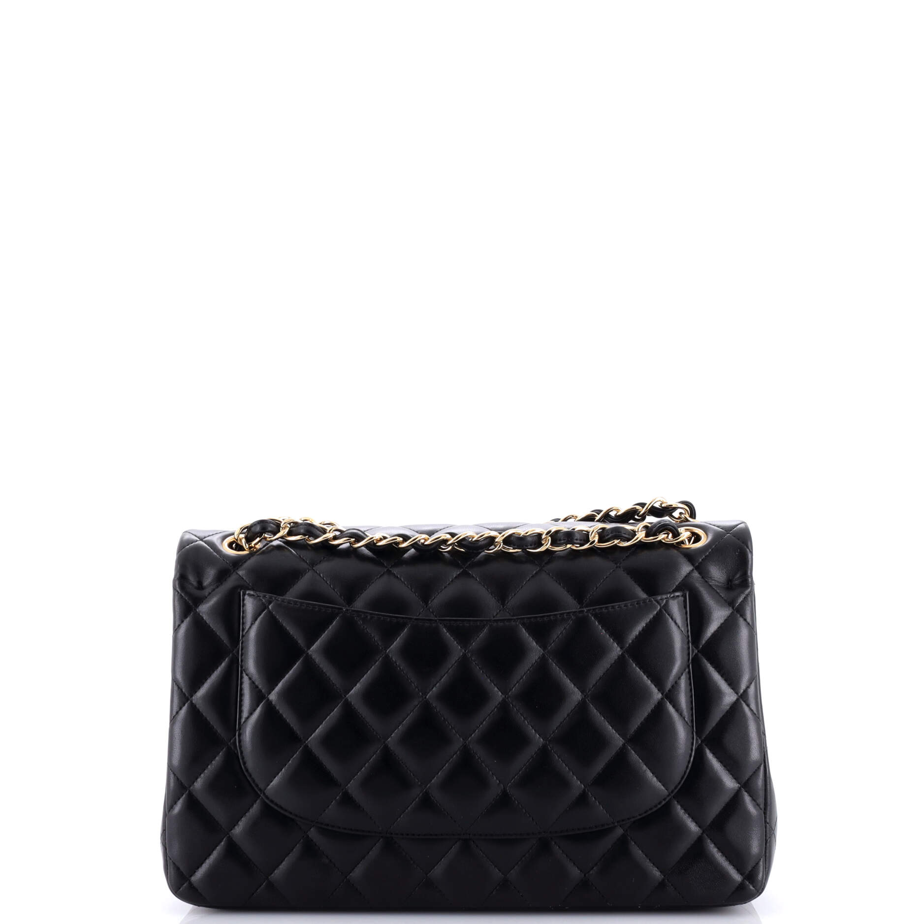 Chanel Classic Double Flap Bag Quilted Lambskin Jumbo