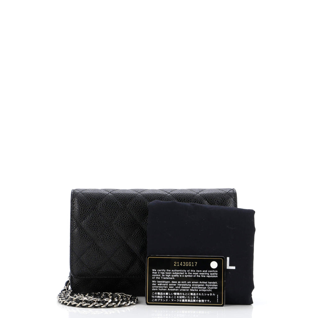 Chanel Wallet on Chain Quilted Caviar