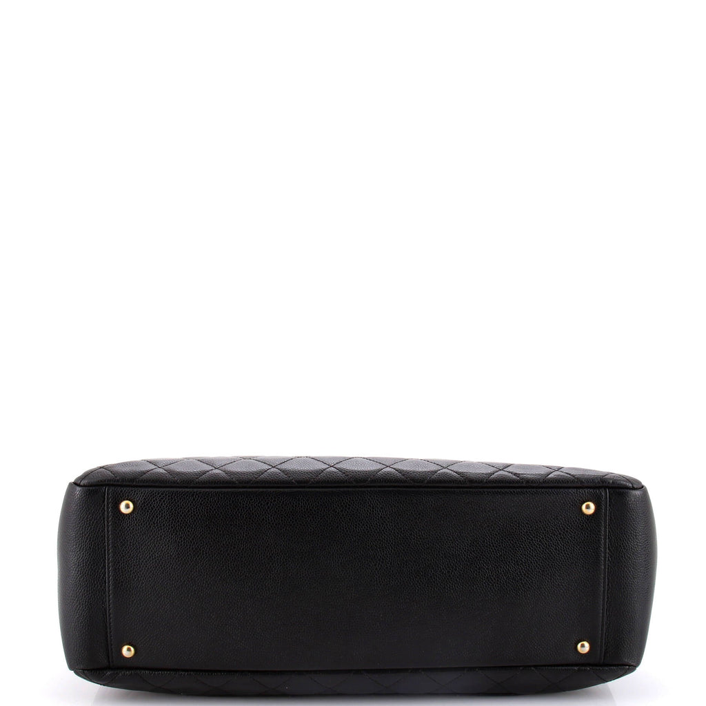 Chanel Grand Shopping Tote Quilted Caviar XL