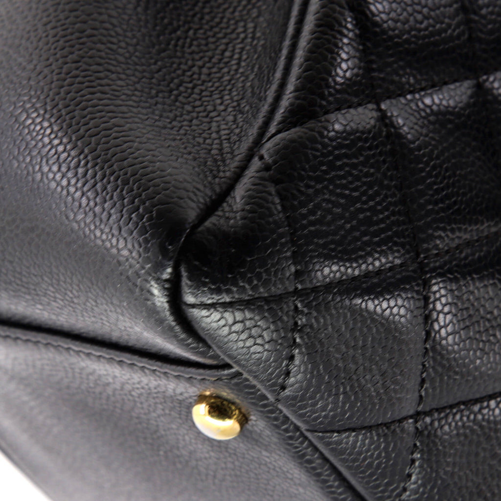 Chanel Grand Shopping Tote Quilted Caviar XL