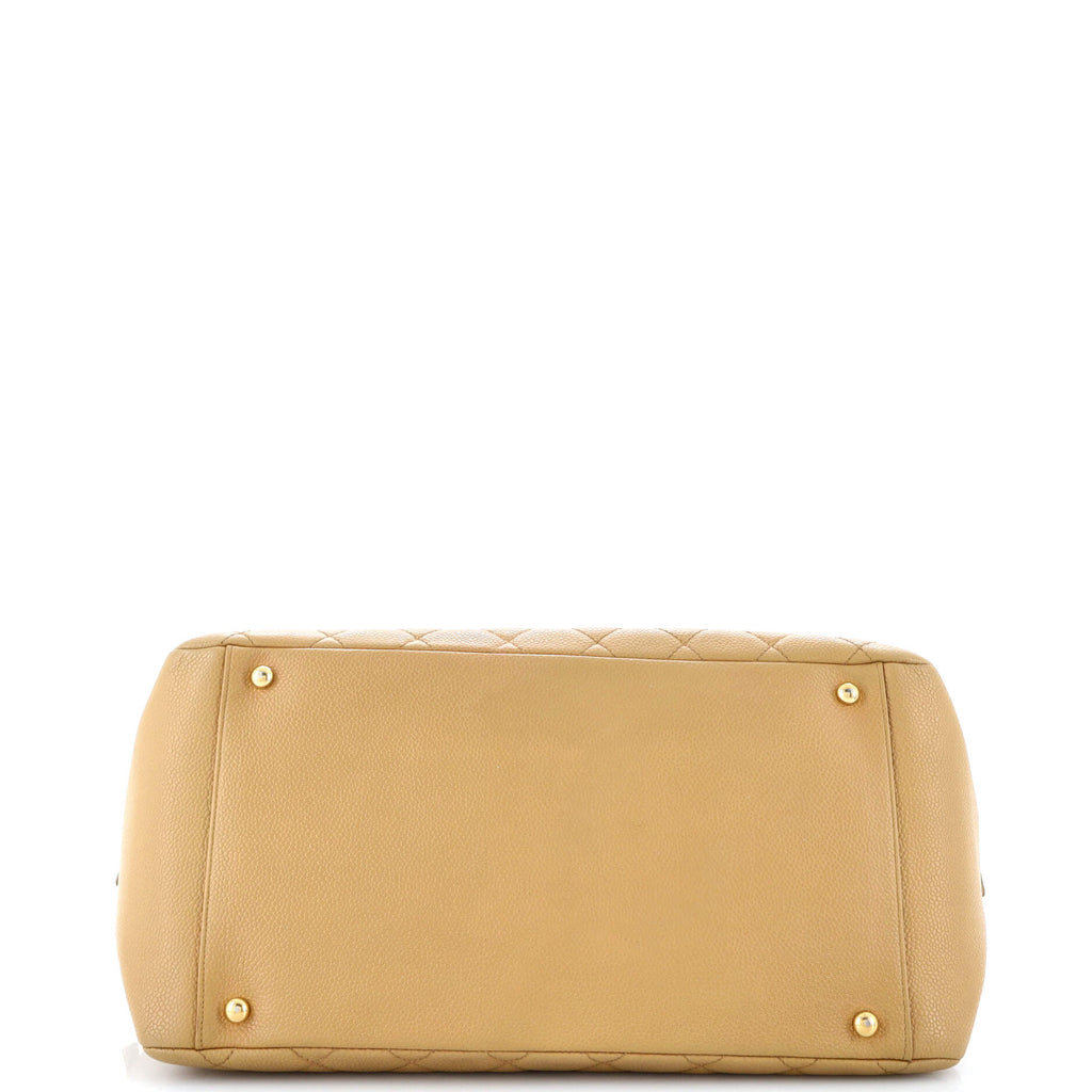 Chanel Grand Timeless Shopping Tote Quilted Caviar