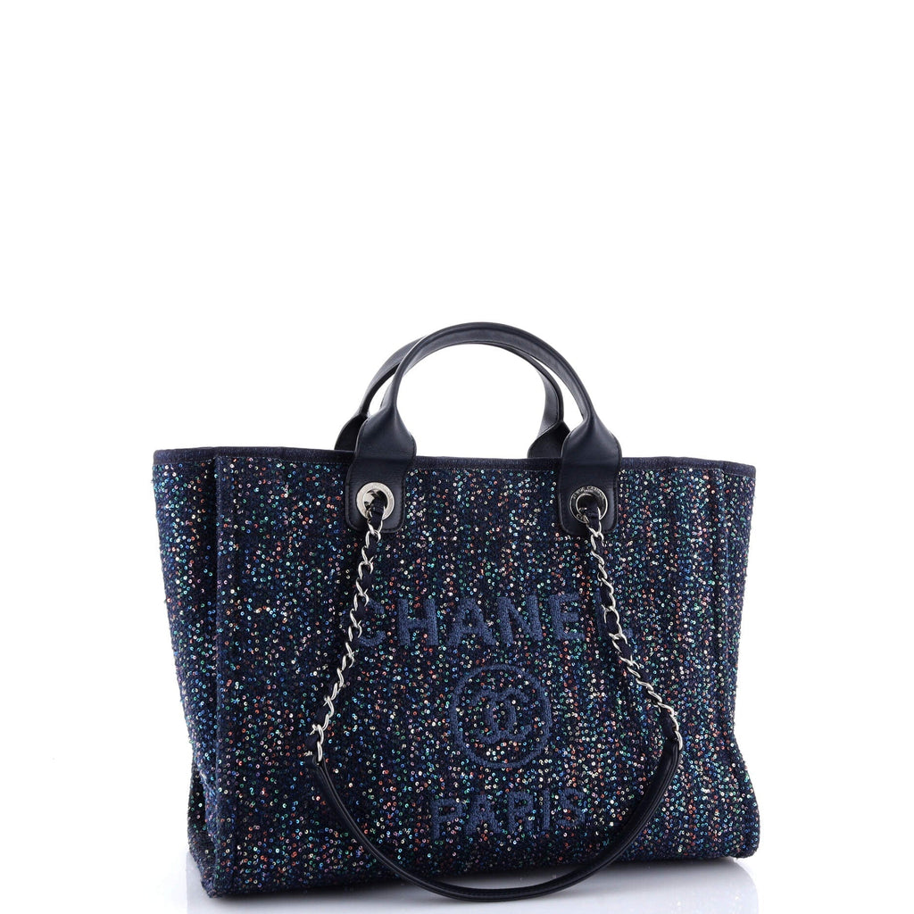 Chanel Deauville Tote Sequins Small