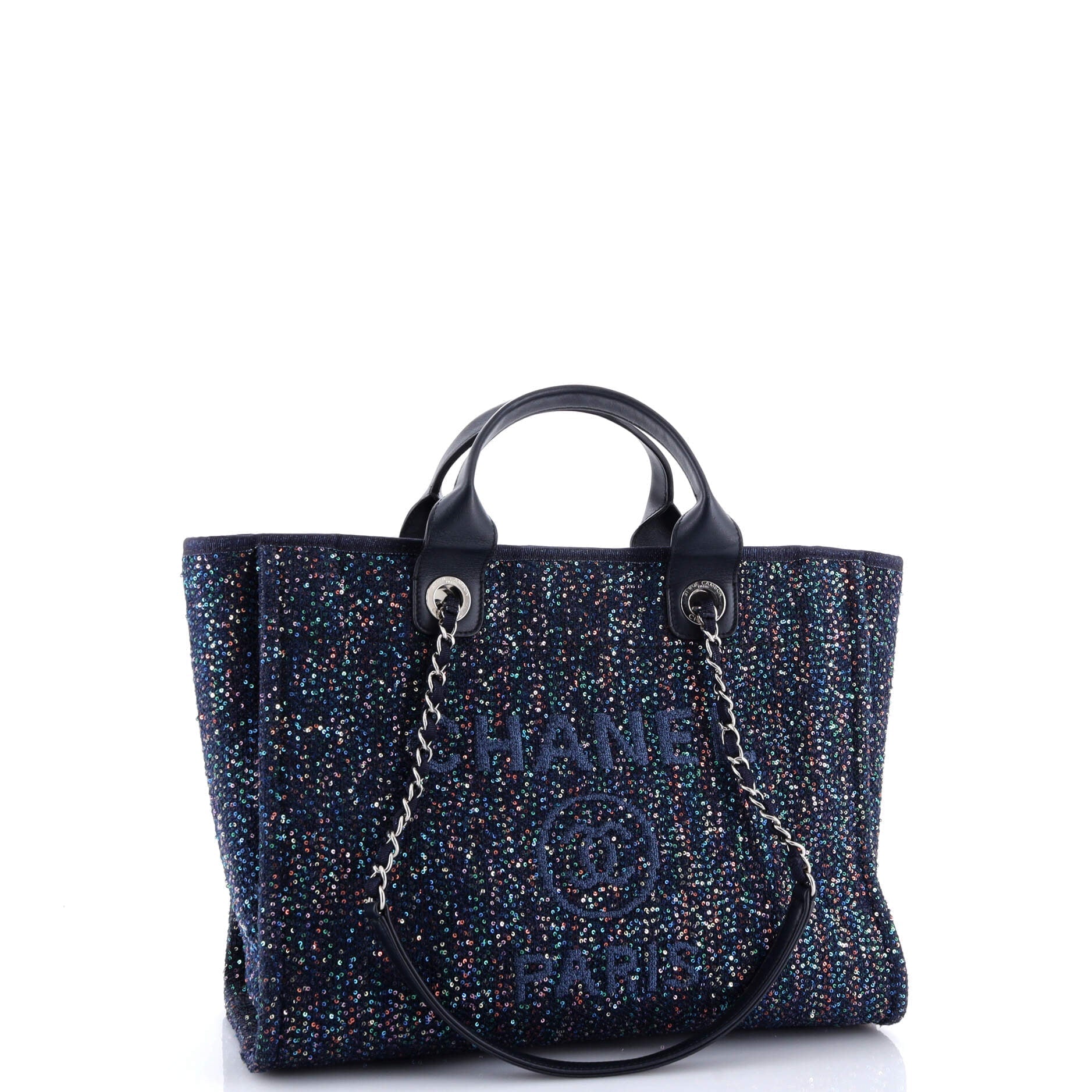 Chanel Deauville Tote Sequins Small
