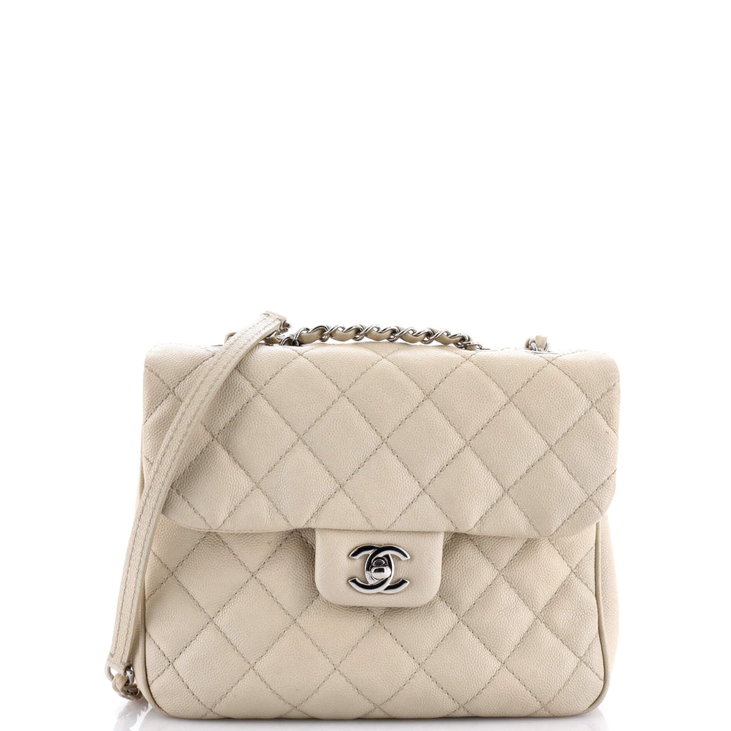 Chanel Urban Companion Flap Bag Quilted Caviar Small