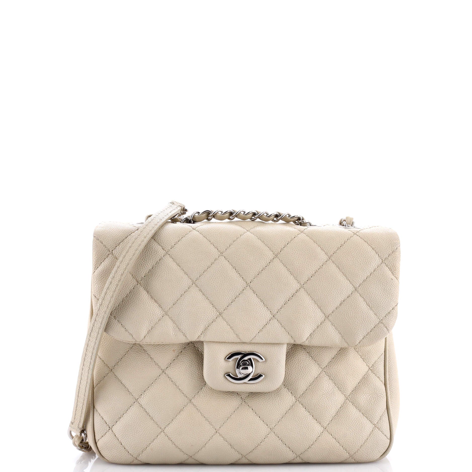 Chanel Urban Companion Flap Bag Quilted Caviar Small