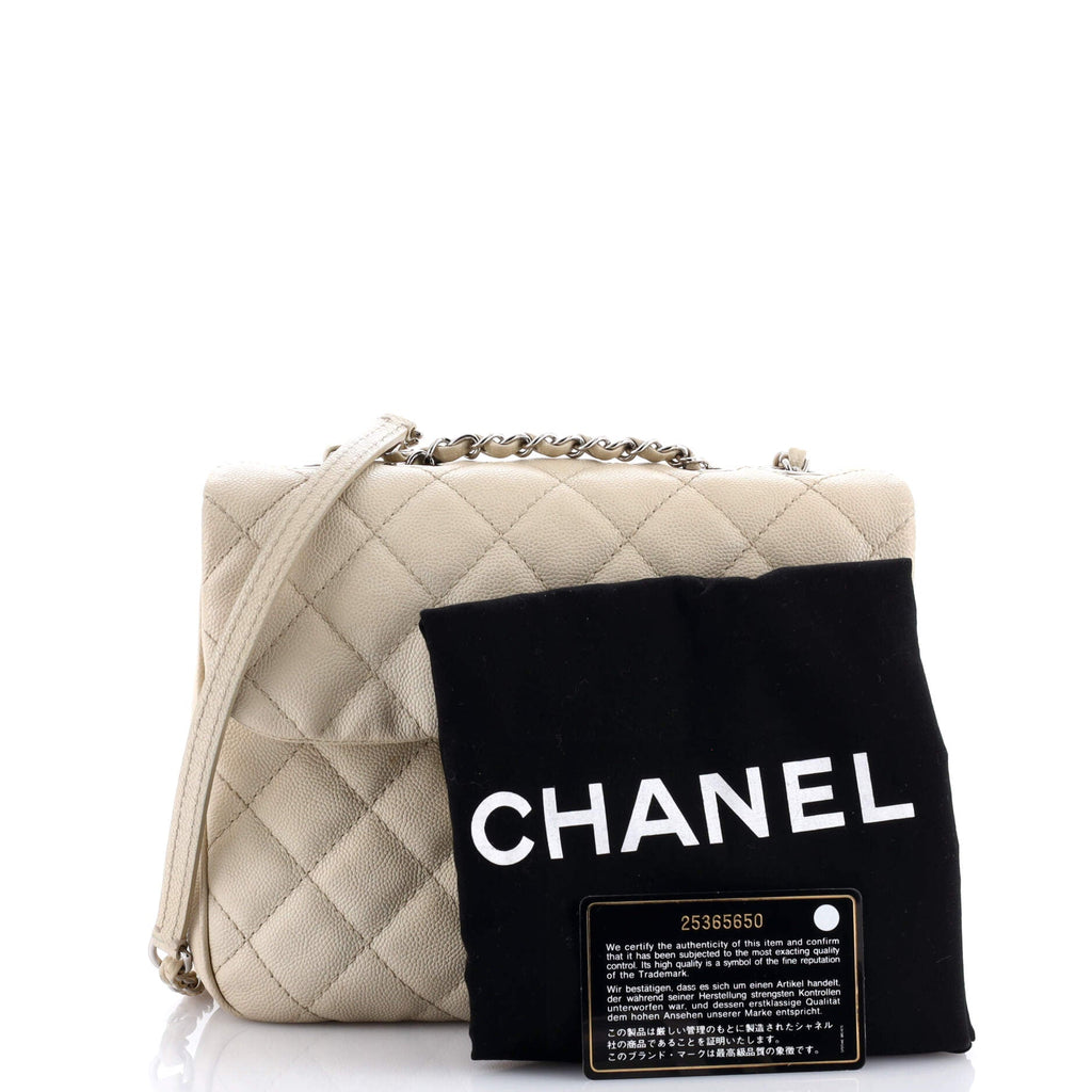 Chanel Urban Companion Flap Bag Quilted Caviar Small