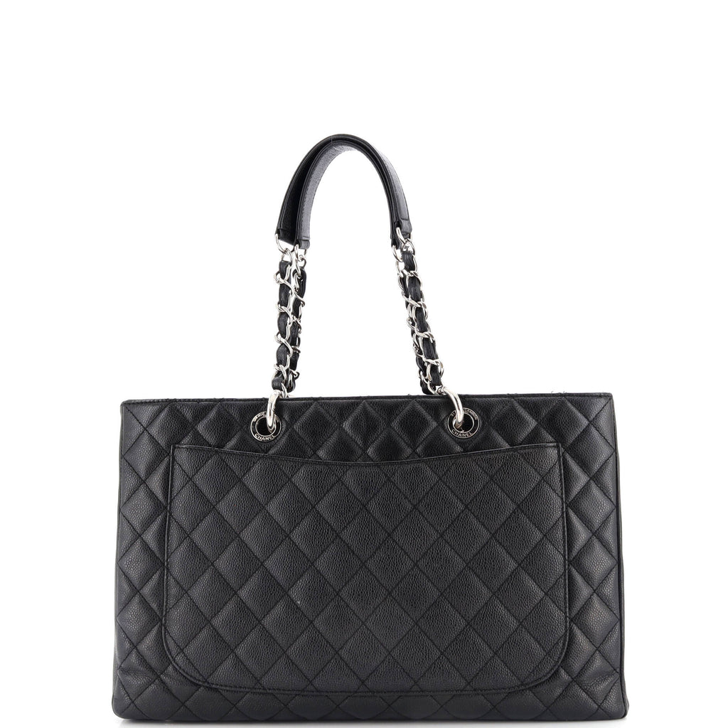 Chanel Grand Shopping Tote Quilted Caviar XL