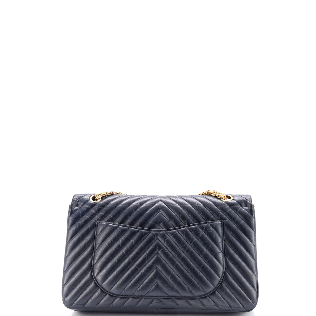 Chanel Reissue 2.55 Flap Bag Chevron Aged Calfskin 227