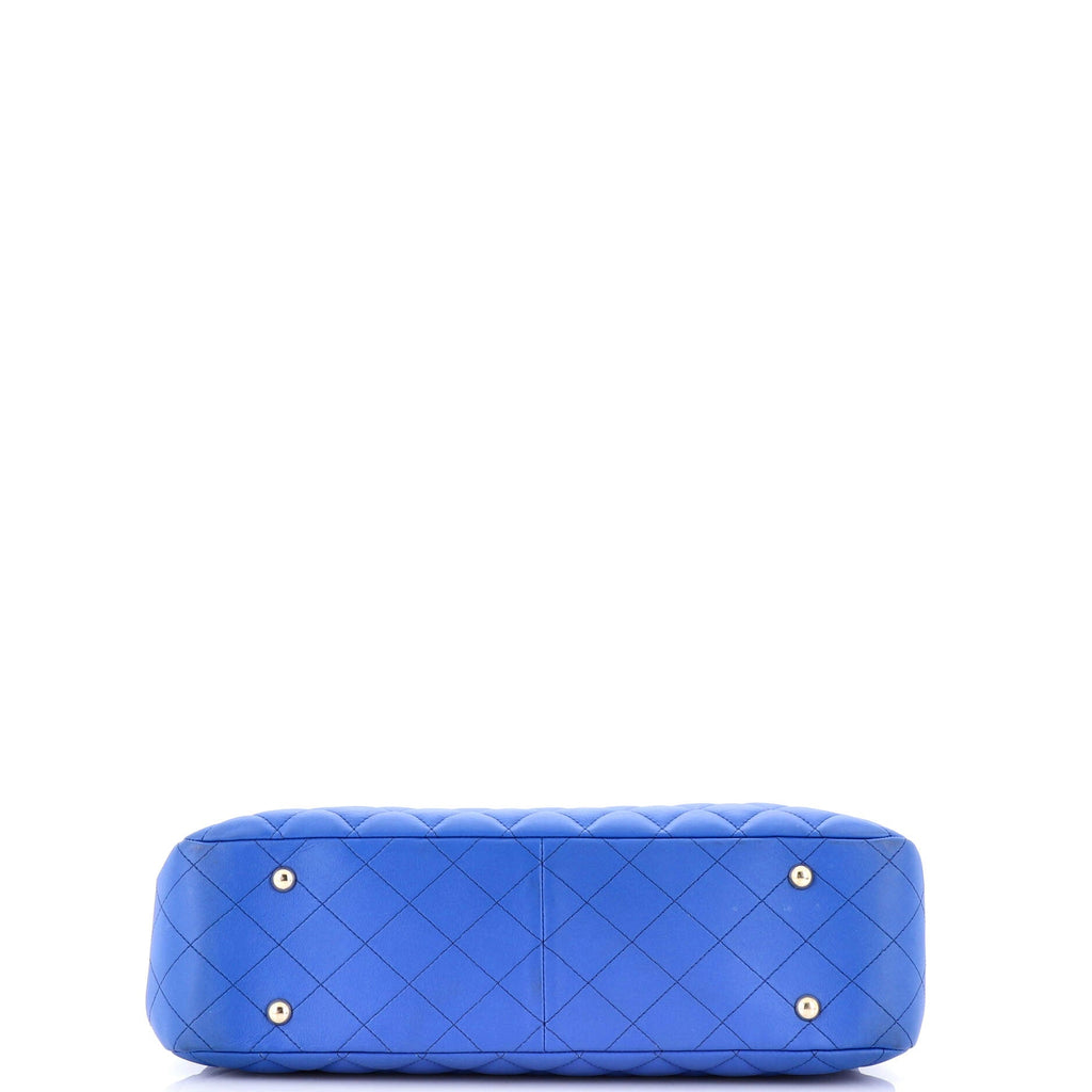 Chanel Classic CC Shopping Tote Quilted Calfskin Large