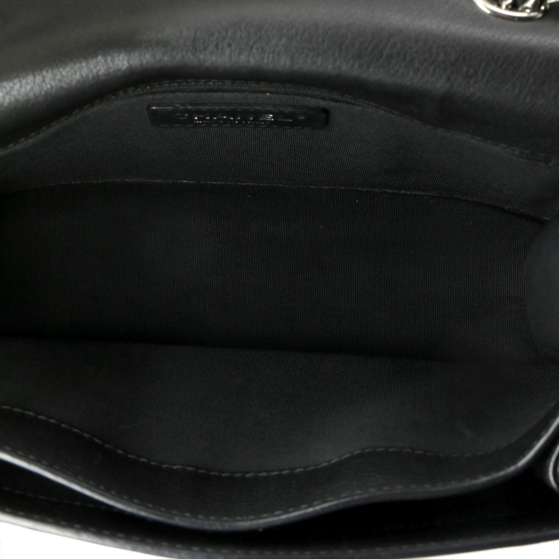 Chanel CC Box Flap Bag Quilted Calfskin Small