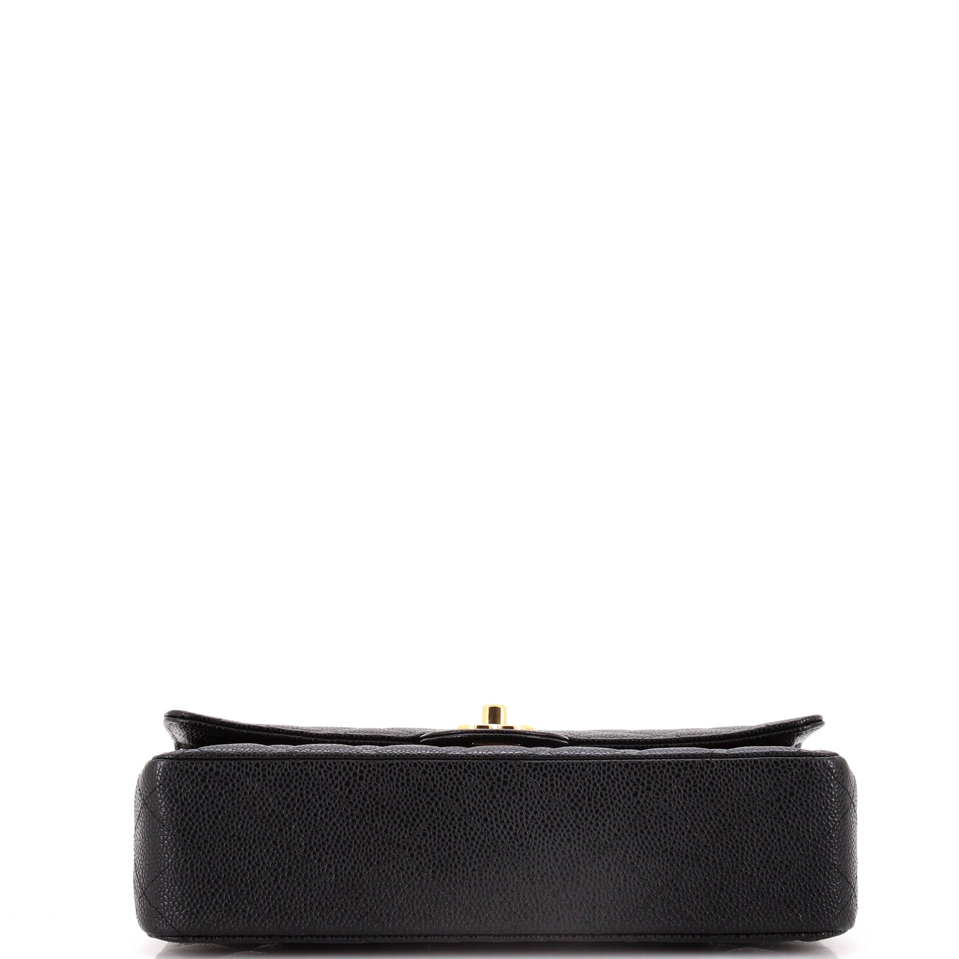 Chanel Classic Double Flap Bag Quilted Caviar Medium