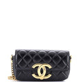 Chanel Giant CC Flap Baguette Bag Quilted Lambskin