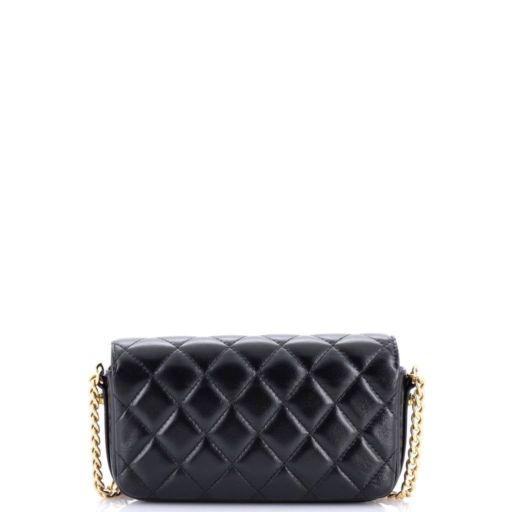 Chanel Giant CC Flap Baguette Bag Quilted Lambskin