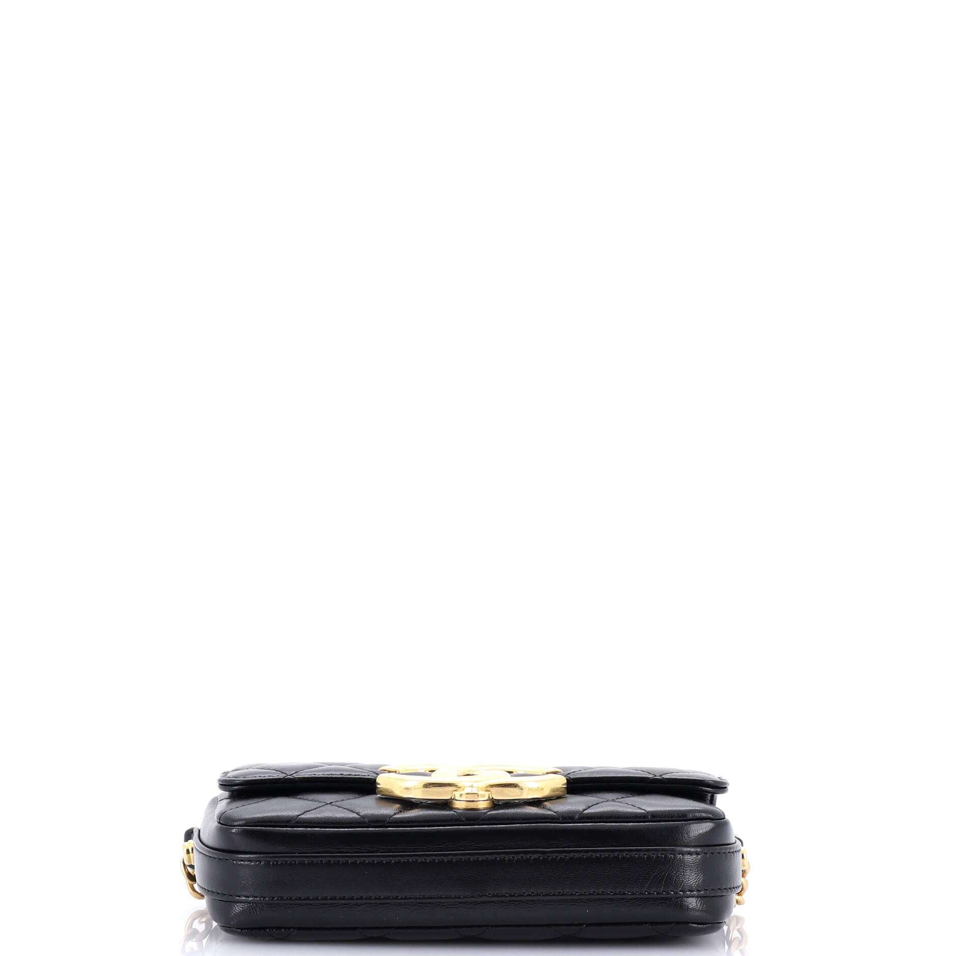 Chanel Giant CC Flap Baguette Bag Quilted Lambskin