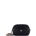 Chanel Slip Pocket Camera Case Bag Quilted Caviar Mini