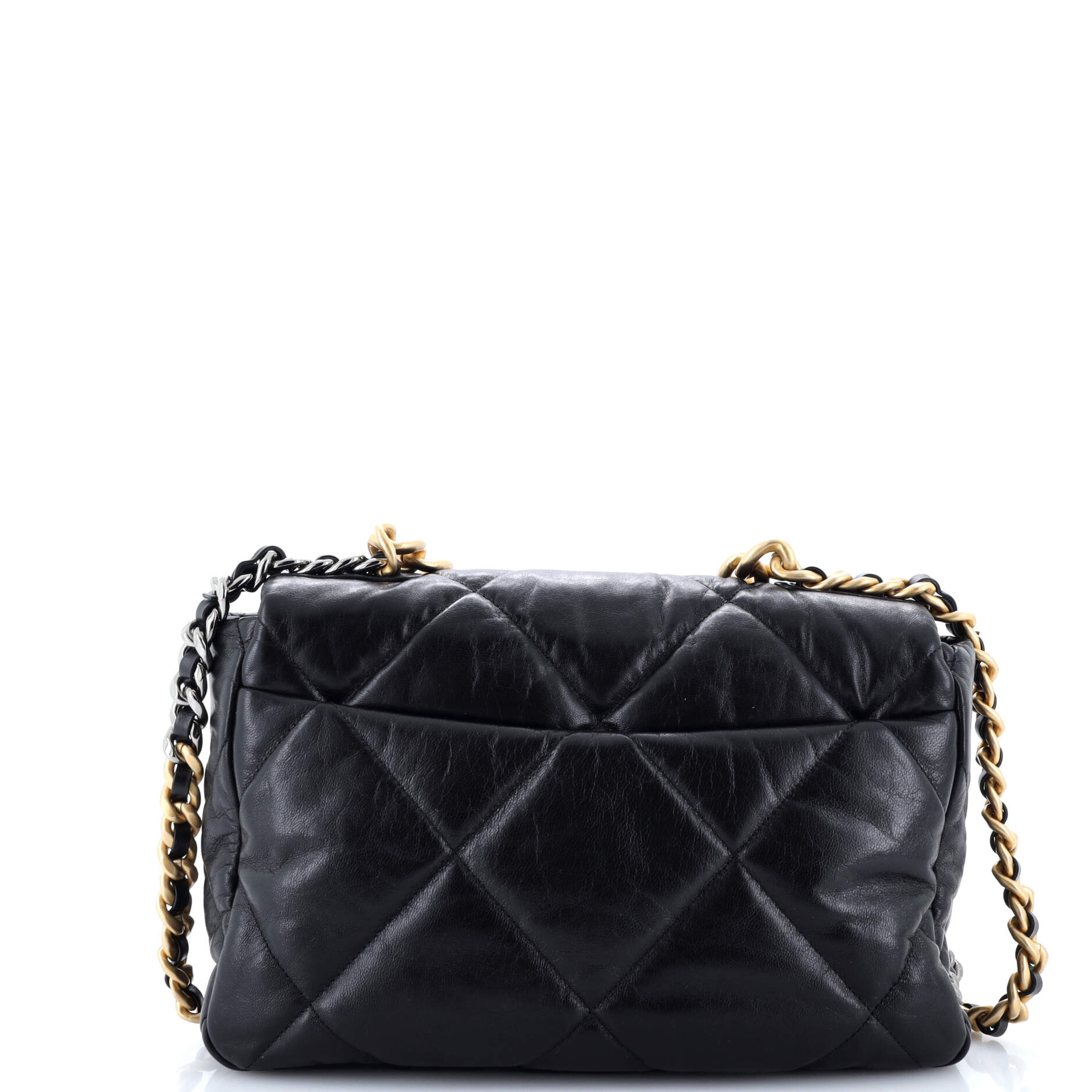 Chanel 19 Flap Bag Quilted Leather Large