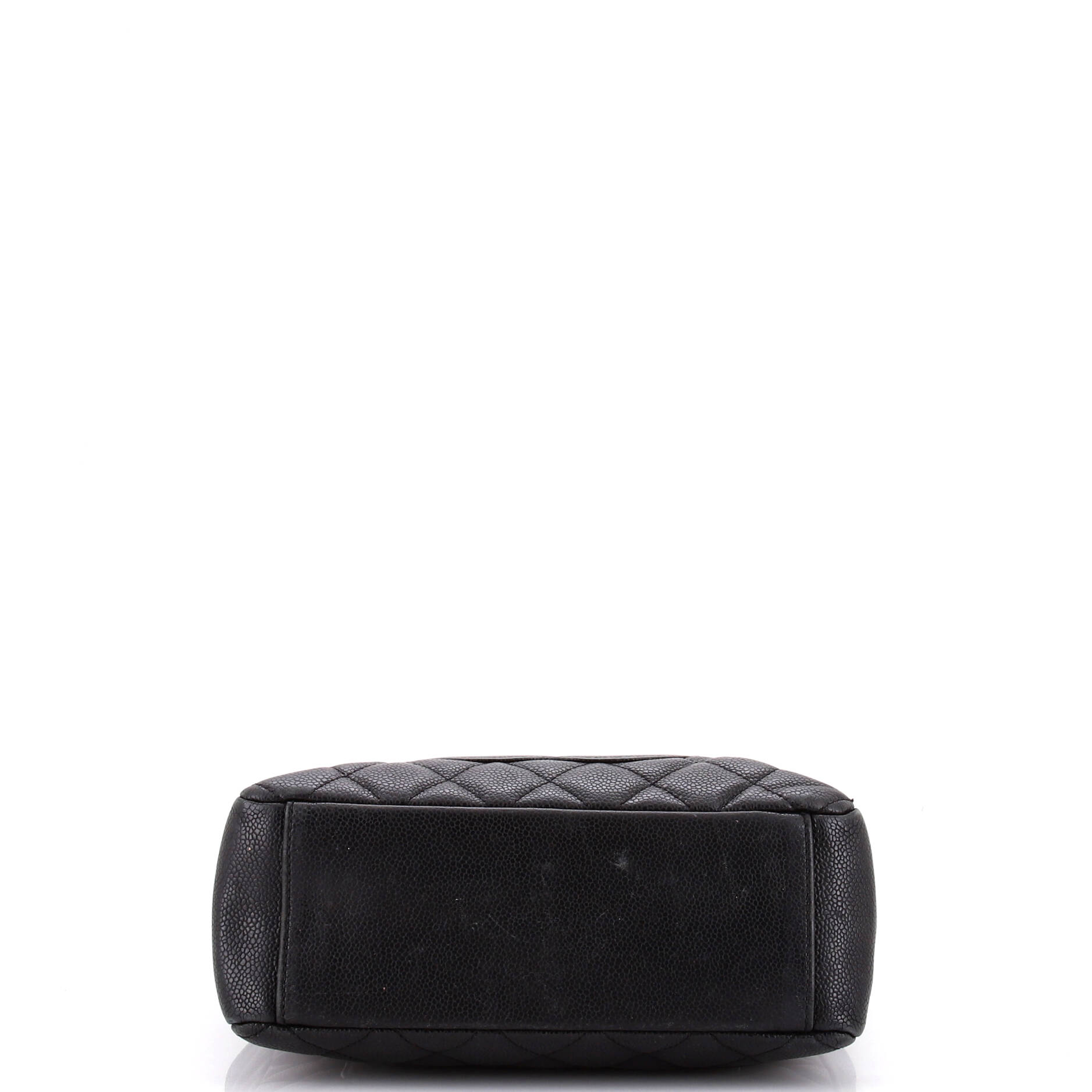 Chanel Petite Shopping Tote Quilted Caviar Large