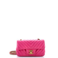 Chanel Classic Single Flap Bag Chevron Lambskin Extra Mini