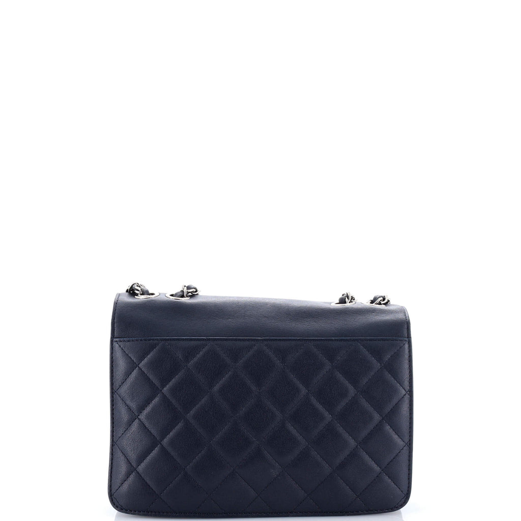 Chanel CC Box Flap Bag Quilted Calfskin Small
