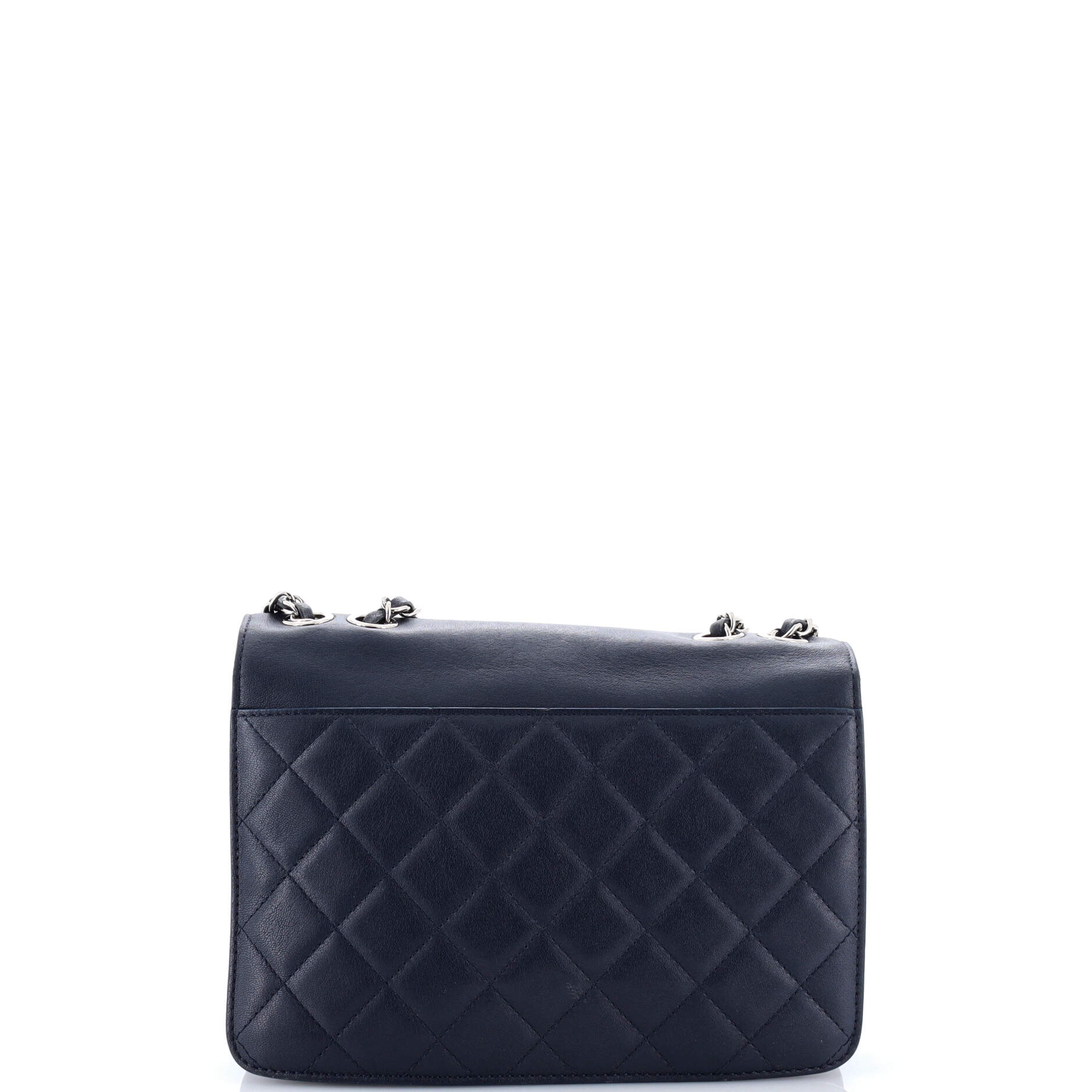Chanel CC Box Flap Bag Quilted Calfskin Small