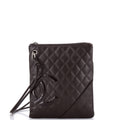 Chanel Cambon Flat Messenger Quilted Leather
