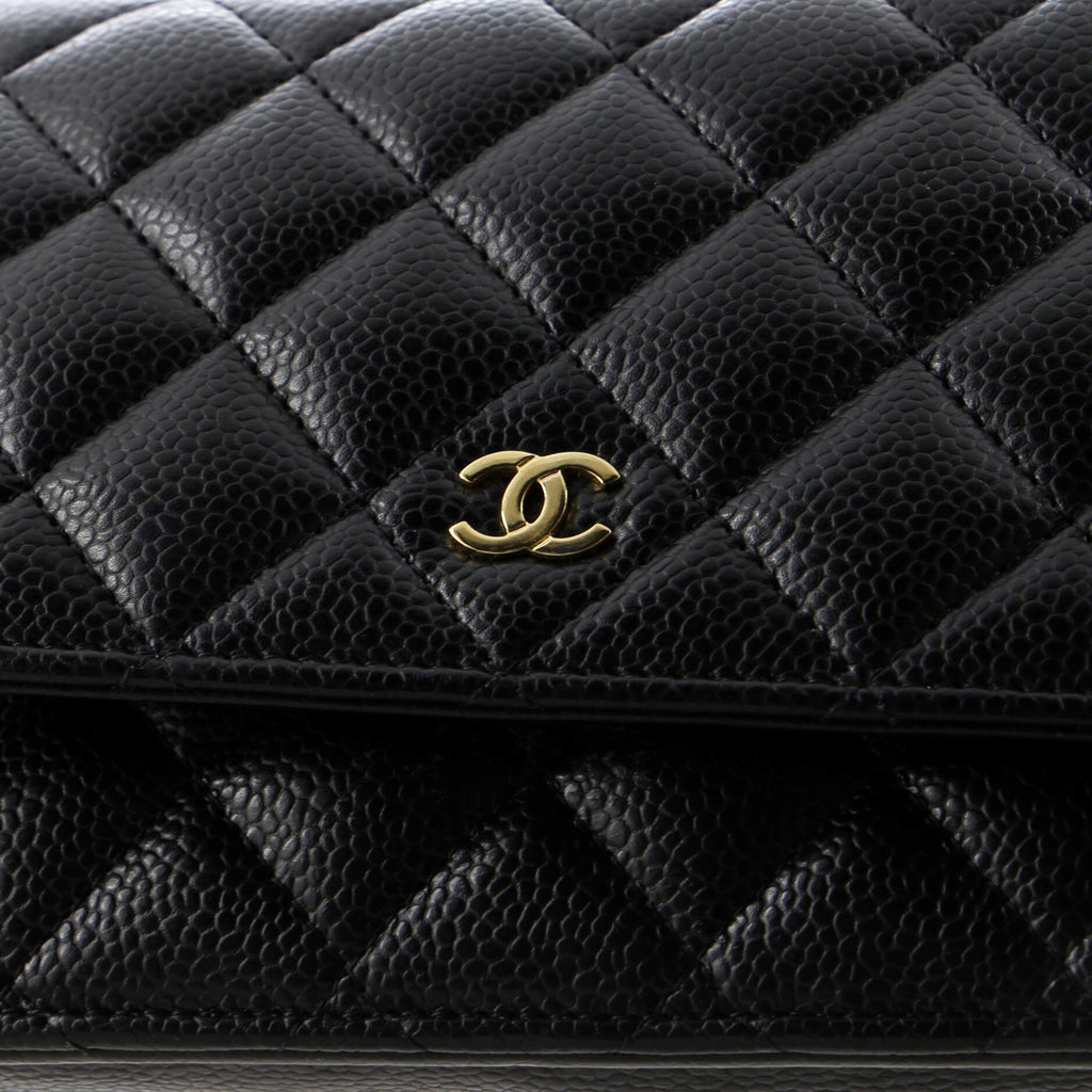 Chanel Wallet on Chain Quilted Caviar