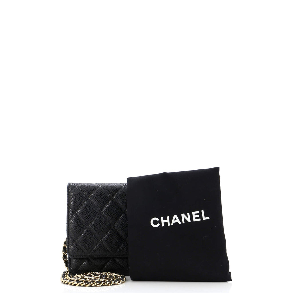 Chanel Wallet on Chain Quilted Caviar