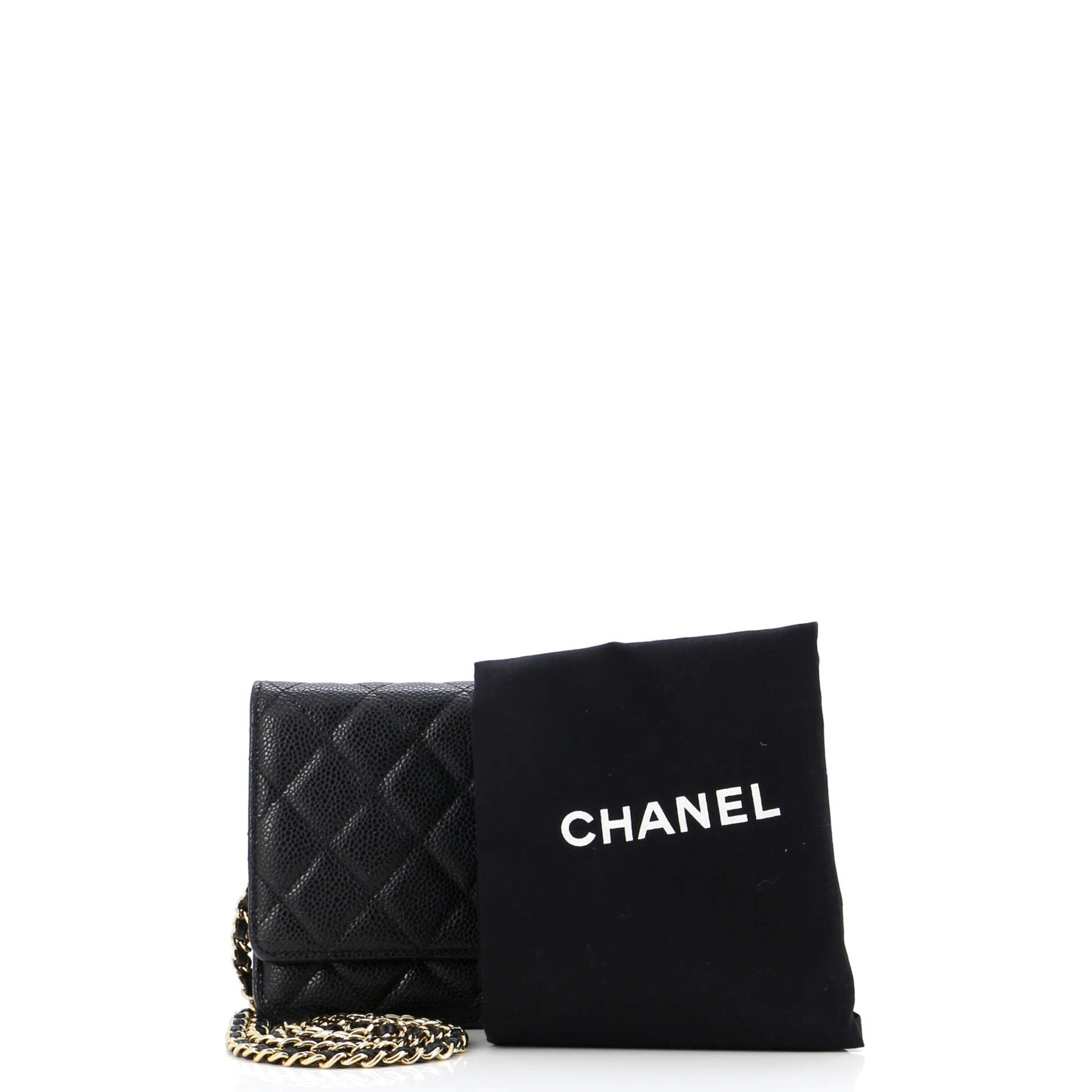 Chanel Wallet on Chain Quilted Caviar