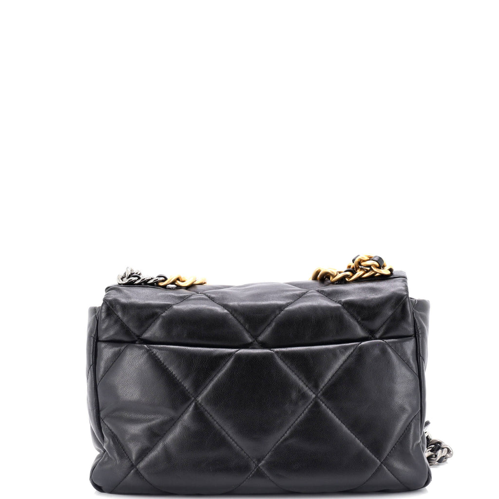 Chanel 19 Flap Bag Quilted Leather Large