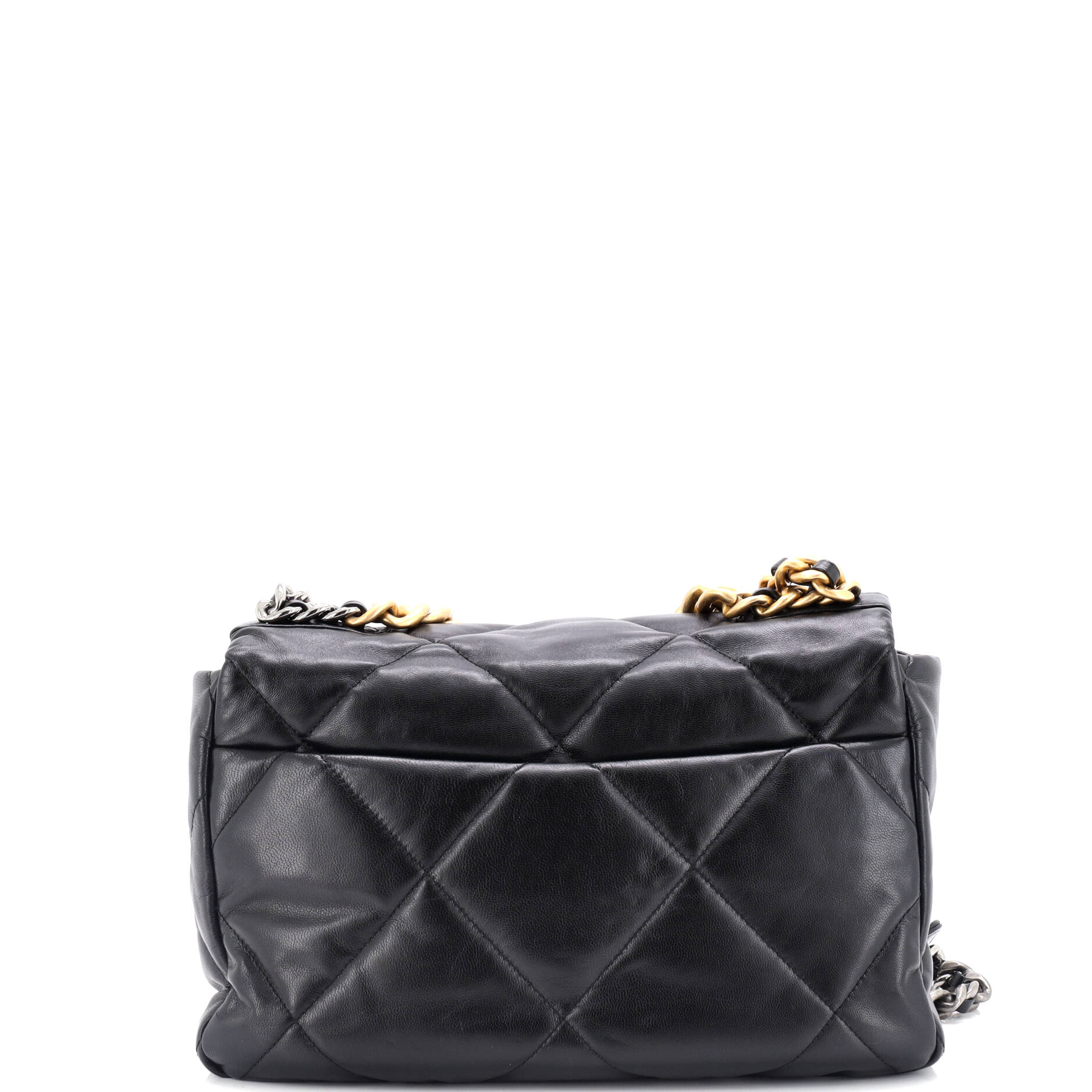 Chanel 19 Flap Bag Quilted Leather Large