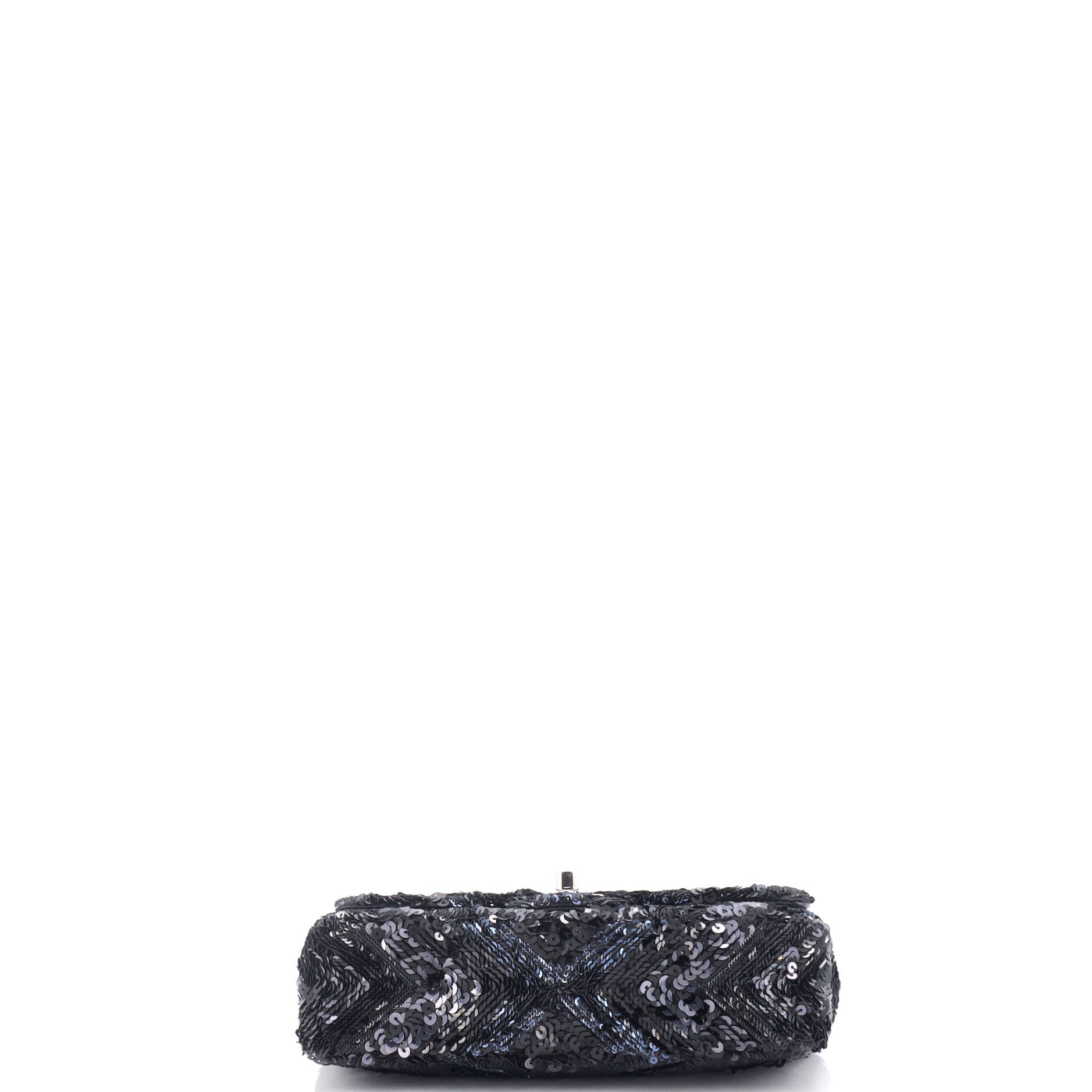 Chanel CC Flap Bag Chevron Sequins Mini