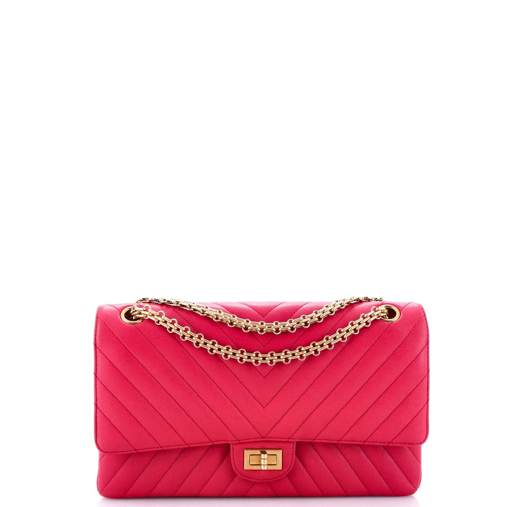 Chanel Reissue 2.55 Flap Bag Chevron Aged Calfskin 226